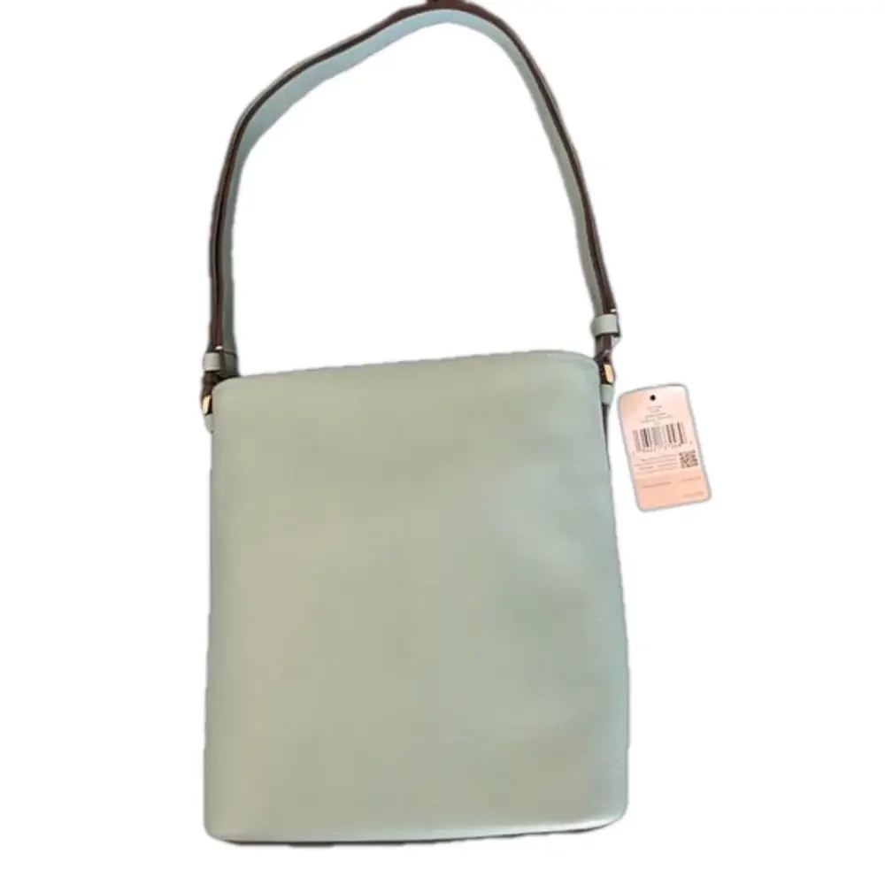 NWT Kate Spade Pebble Blue Elsie Bucket Bag